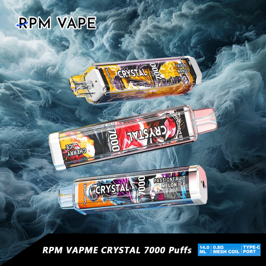 Wholesalers VAPME CRYSTAL 7000 7K Puffs 30 Flavor - RPM VAPE