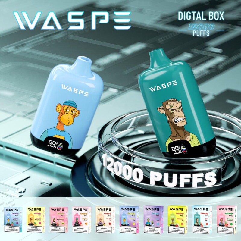 Waspe Digital Box 12000 12K Puffs Disposable Vape Device | rpmvape.com