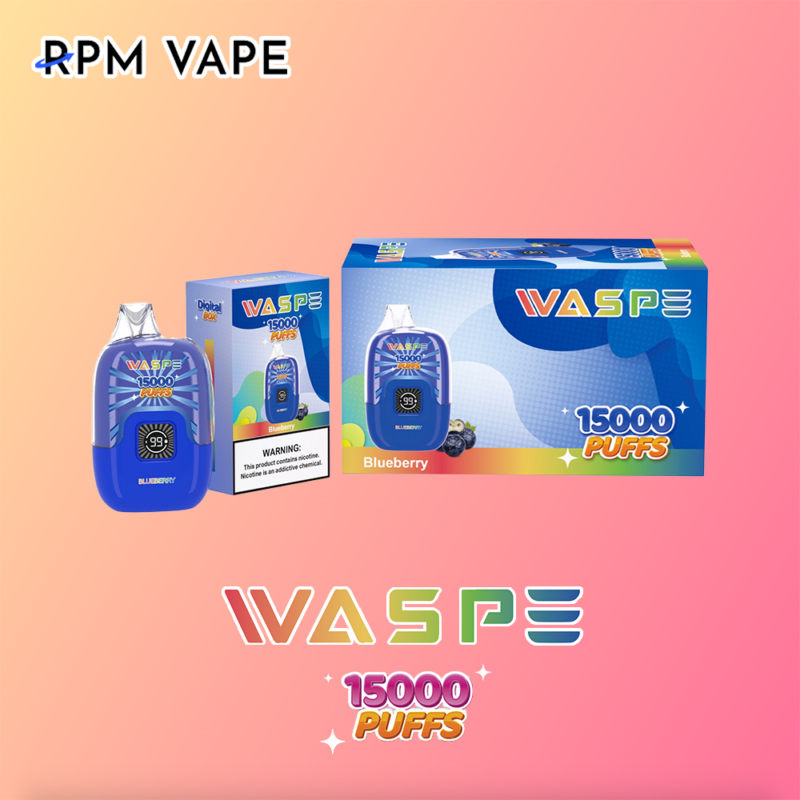Waspe Digital Box 15000 Puffs blueberry New Products | rpmvape.com