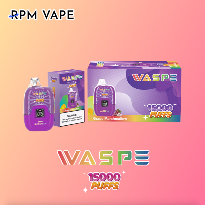 Waspe Digital Box 15000 Puffs grape marshmallow New Products | rpmvape.com