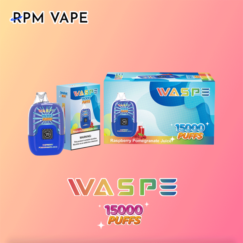 Waspe Digital Box 15000 Puffs zumo de granada frambuesa Nuevos Productos | rpmvape.com