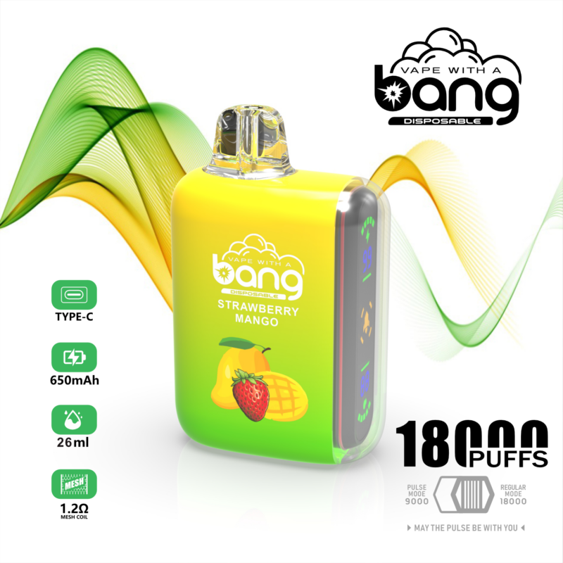 Bang Rocket 18000 18K Puffs Nicotine 0% 2% 3% 5%
