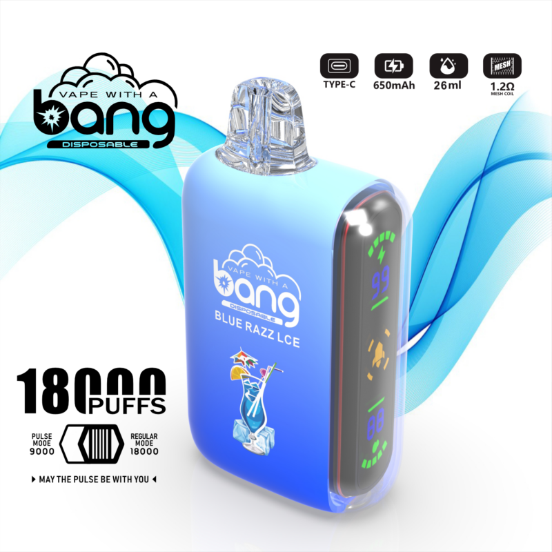 Bang Rocket 18000 18K Puffs Nicotina 0% 2% 3% 5%
