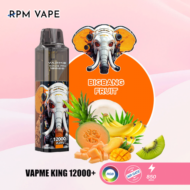 VAPME King Pro 12000 Puffs | BIGBANG FRUIT | Rpm Vape