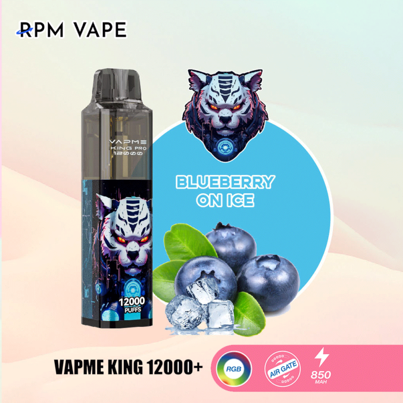 VAPME King Pro 12000 Puffs | BLUEBERRYON ICE | Rpm Vape
