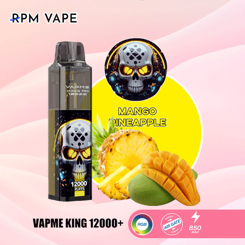 VAPME King Pro 12000 Puffs | MANGO PINEAPPLE | Rpm Vape