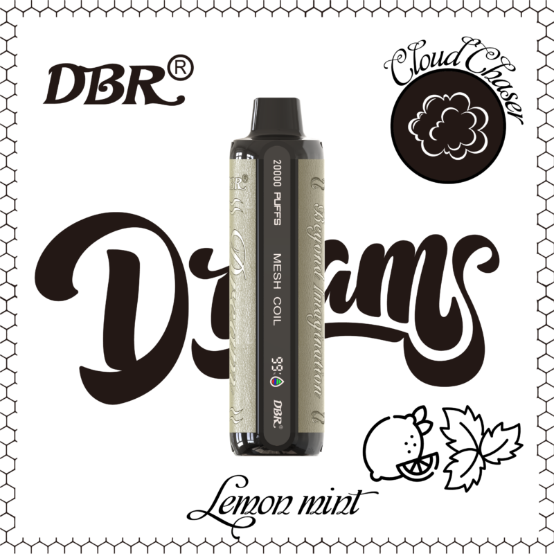 DBR Dream Bar 20000 Puffs Zitrone-Minze