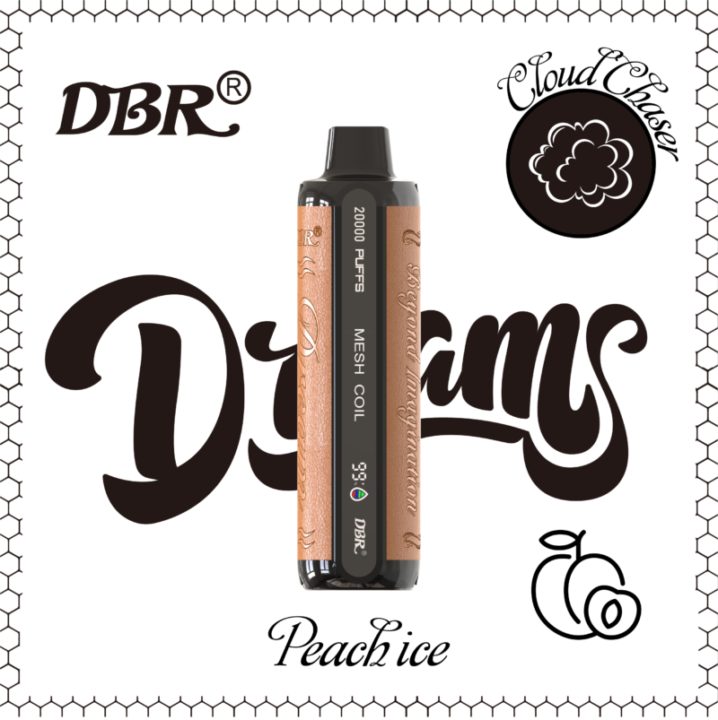 DBR Dream Bar 20000 Puffs Pfirsich Eis