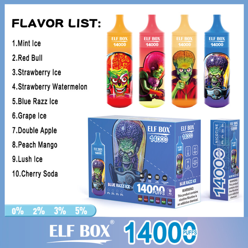 ELF BOX 14000 Puffs Rechargeable Disposable Pod