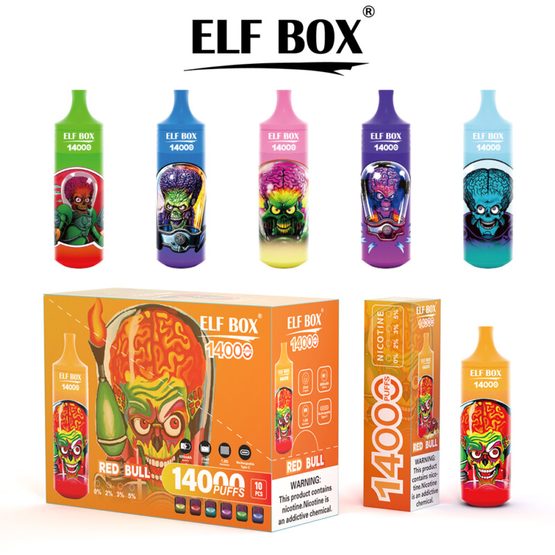 ELF BOX 14000 Puffs Wiederaufladbarer Einweg-Pod