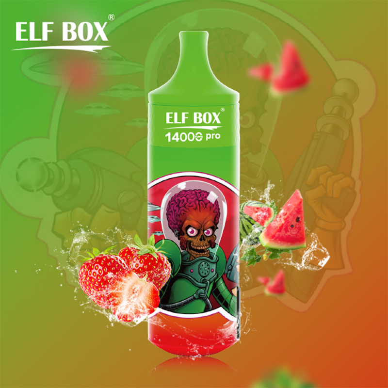 elf box rgb 14000 pro jetable e cigarette fraise pastèque