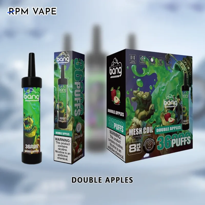 Bang 36000 Puffs Dubbele Appels