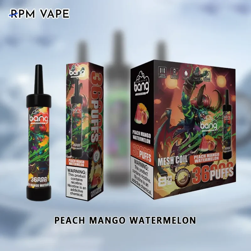 Bang 36000 Puffs Perzik-Mango-Watermeloen