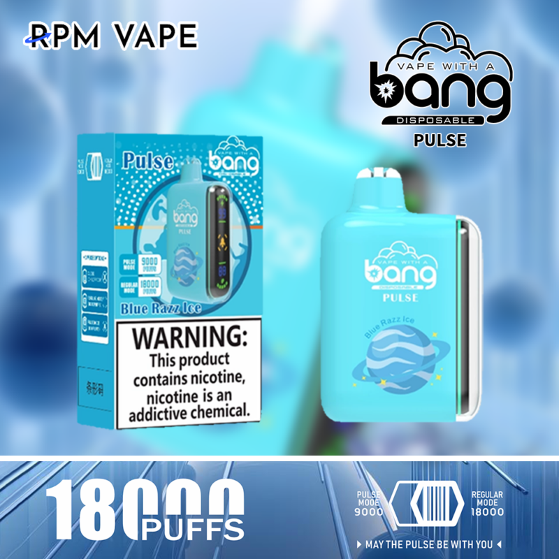 Bang Pulse 18000Puffs Blau-Razz-Ice