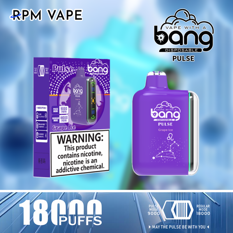 Bang Pulse 18000 Züge Traubeneis