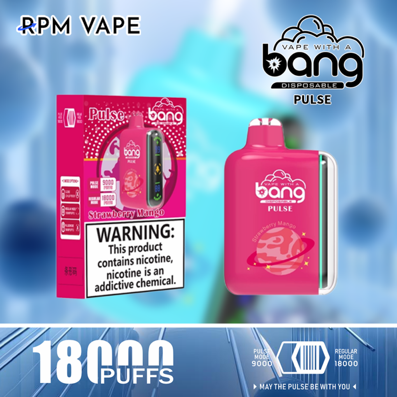 Bang Pulse 18000 Züge Erdbeere-Mango