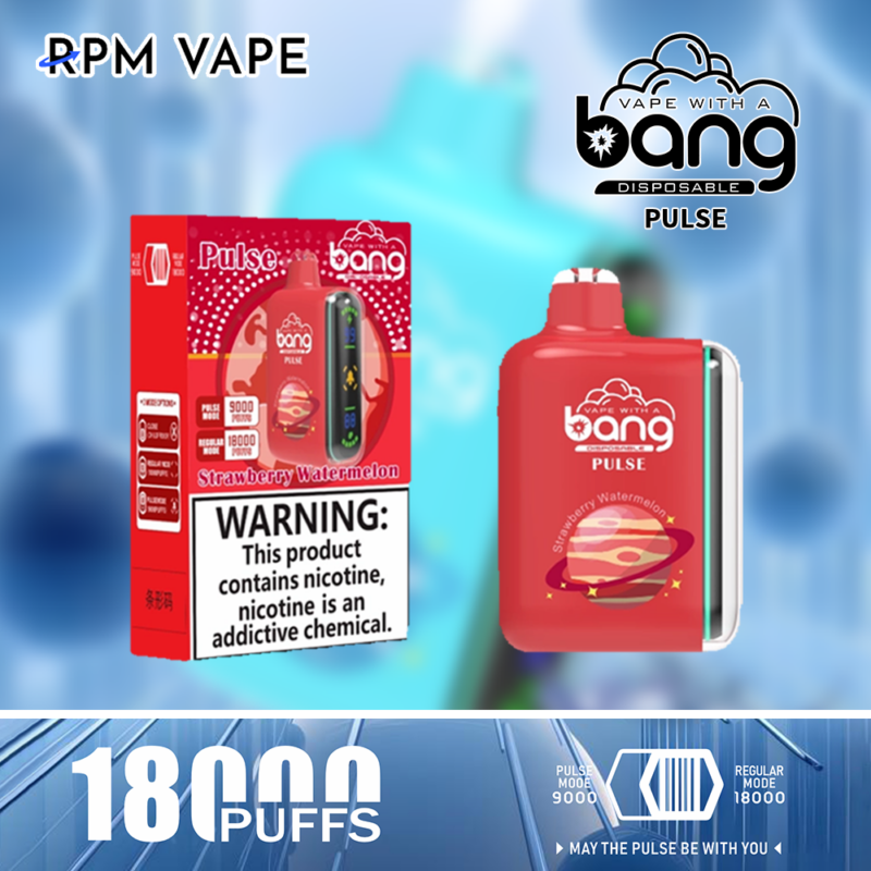 Bang Pulse 18000 Züge Erdbeere-Wassermelone