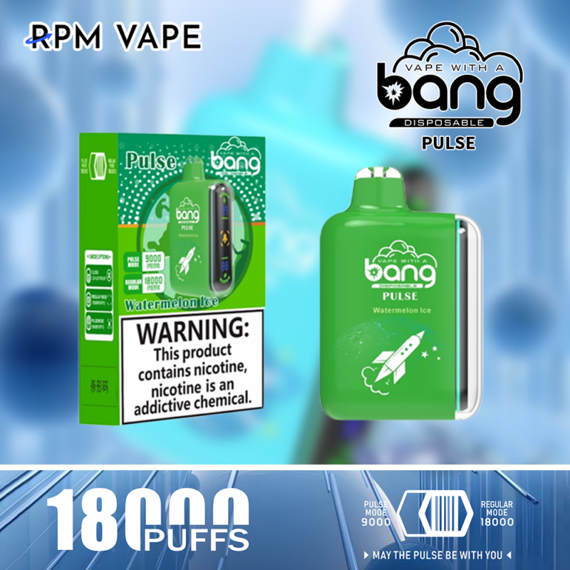 Bang Pulse 18000 Züge Wassermelonen-Eis