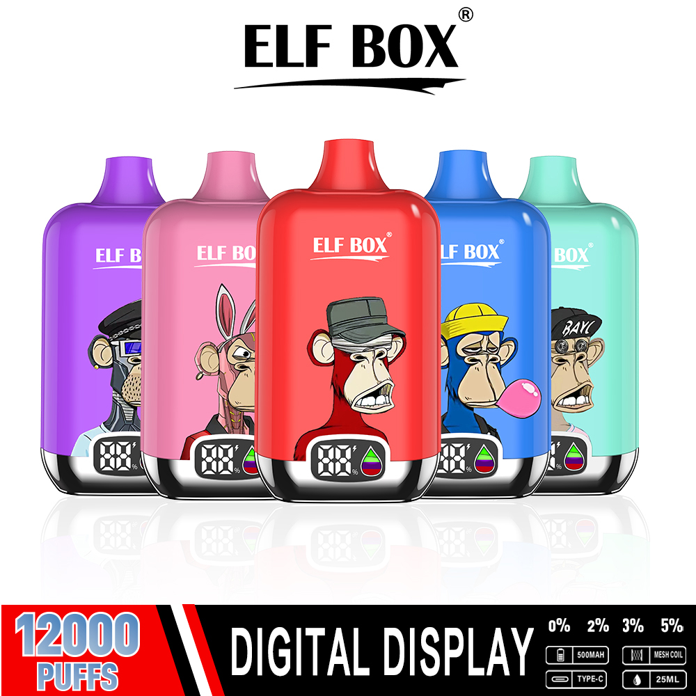 Elf Box Digitaal 12000 Puffs