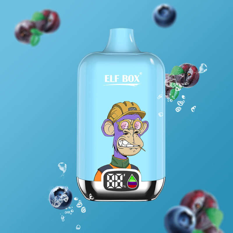 Elf Box Digital 12000 Puffs Blueberr Frambuesa ácida