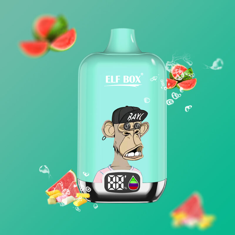 Elf Box Digital 12000 Puffs Sandía Chicle
