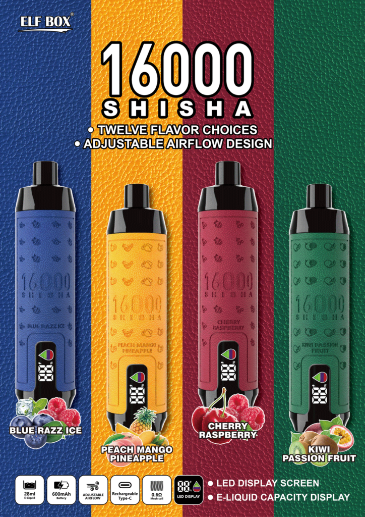 ELF Caja Shisha 16000 Puffs Banner2