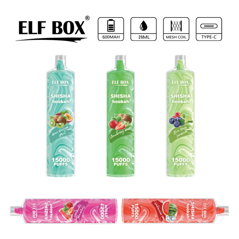 ELf BOX Shisha Hookah LS15000 Puffs