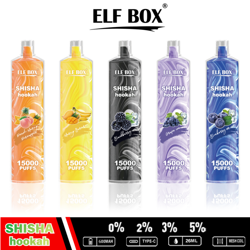 ELf BOX Shisha Hookah LS15000 Puffs