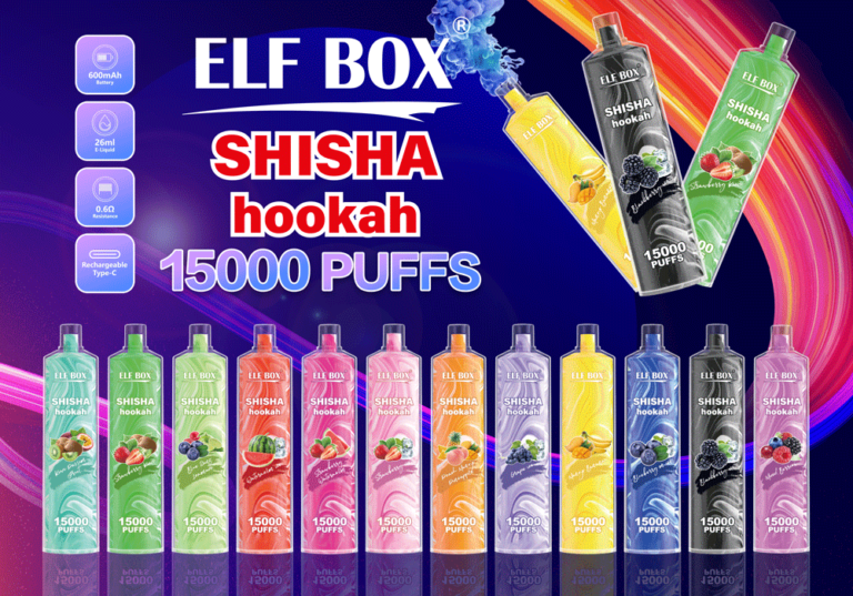 ELf BOX Shisha Wasserpfeife LS15000 Puffs Banner