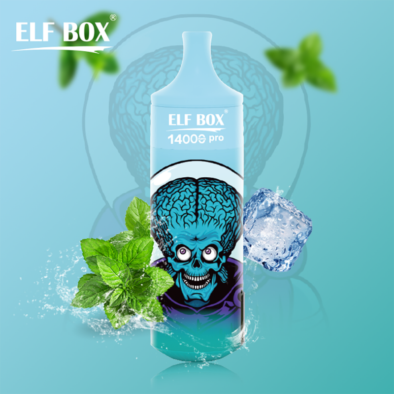 Elf Box rgb 14000 pro Einweg e Zigarette Minze Eis