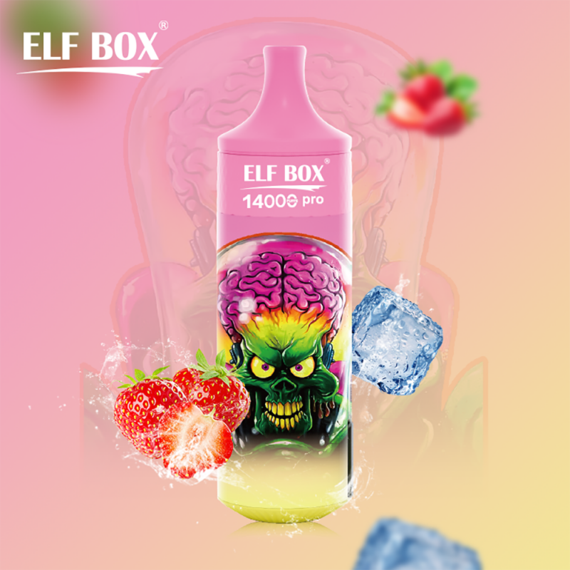 Elf Box rgb 14000 pro Einweg e Zigarette Erdbeere Eis