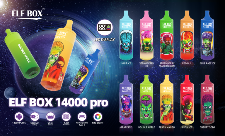 elf box rgb 14000 pro jetable e cigarette