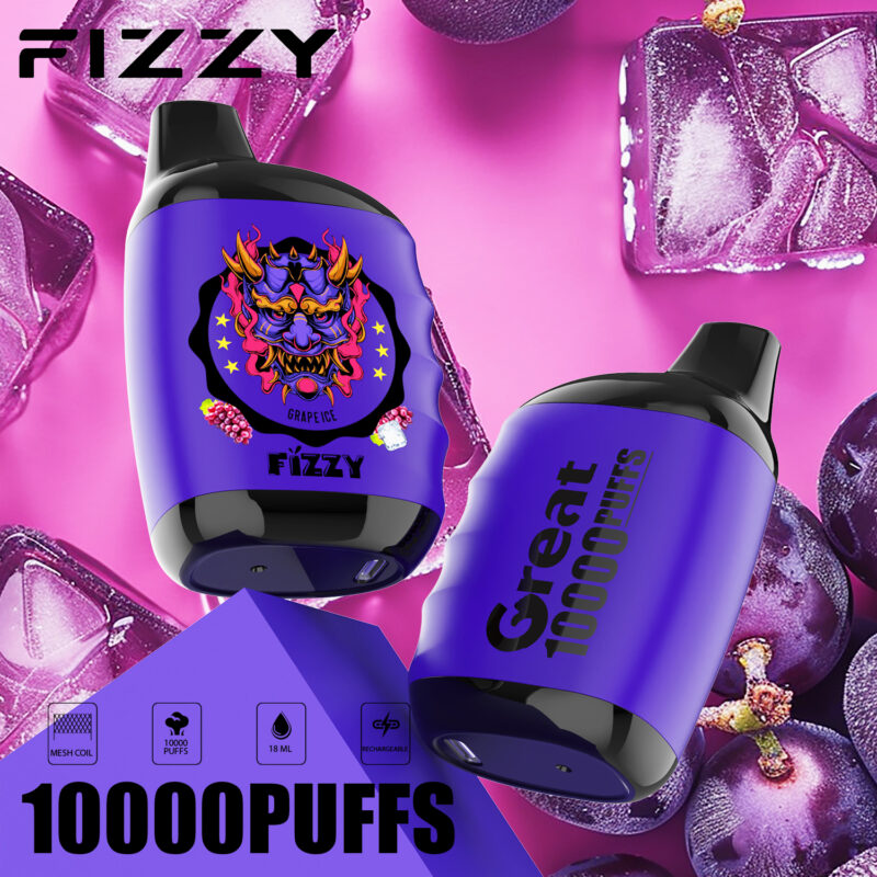 Fizzy GREAT 10000 Puffs Grape-Ice