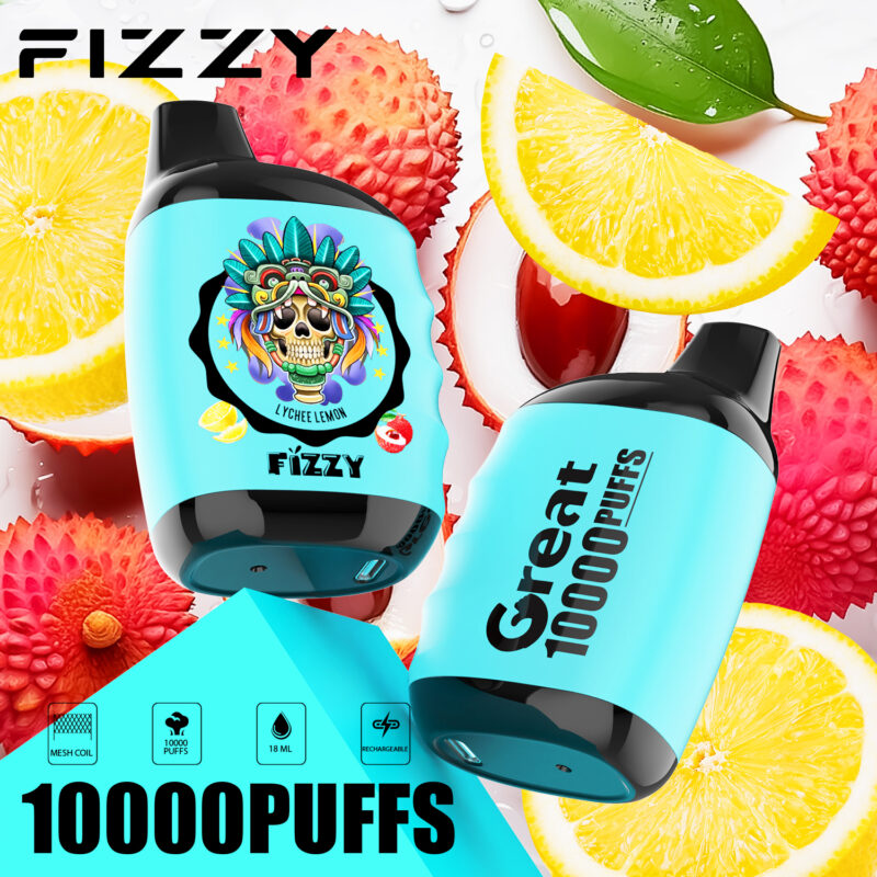 Fizzy GREAT 10000 Puffs Lychee-Lemon