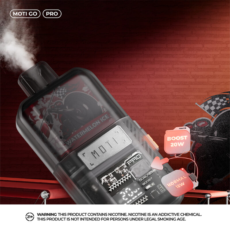 Moti Go Pro 12000 Puffs Normaal-Boost