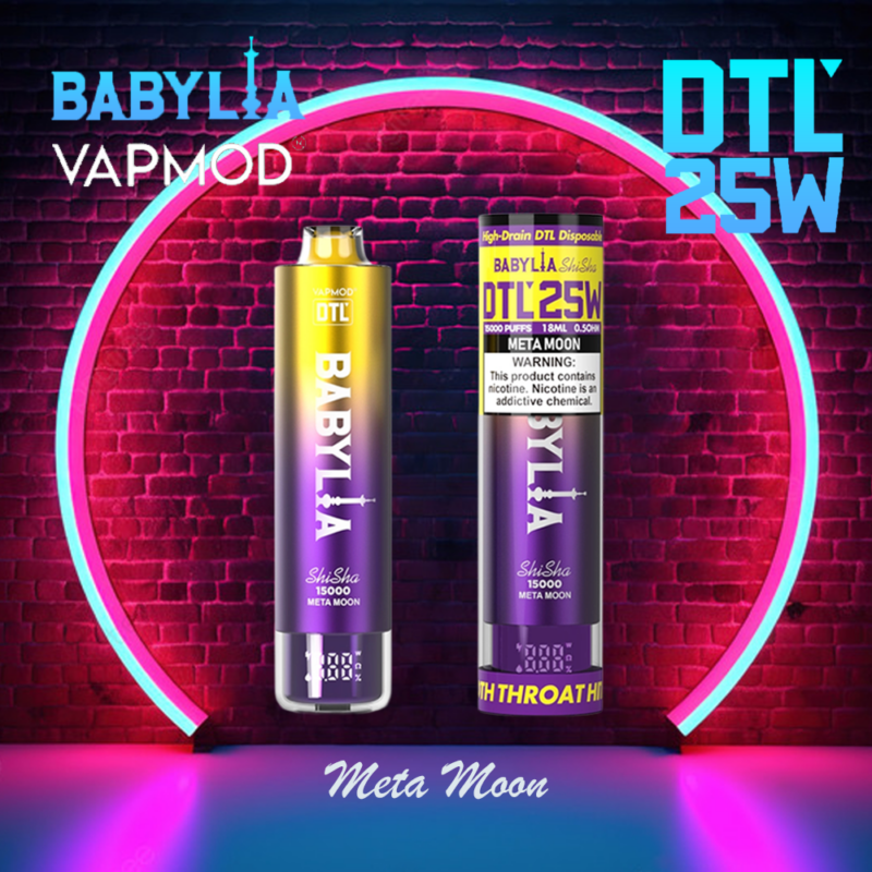 vapmod babylia shisha 15000puffs meta moon