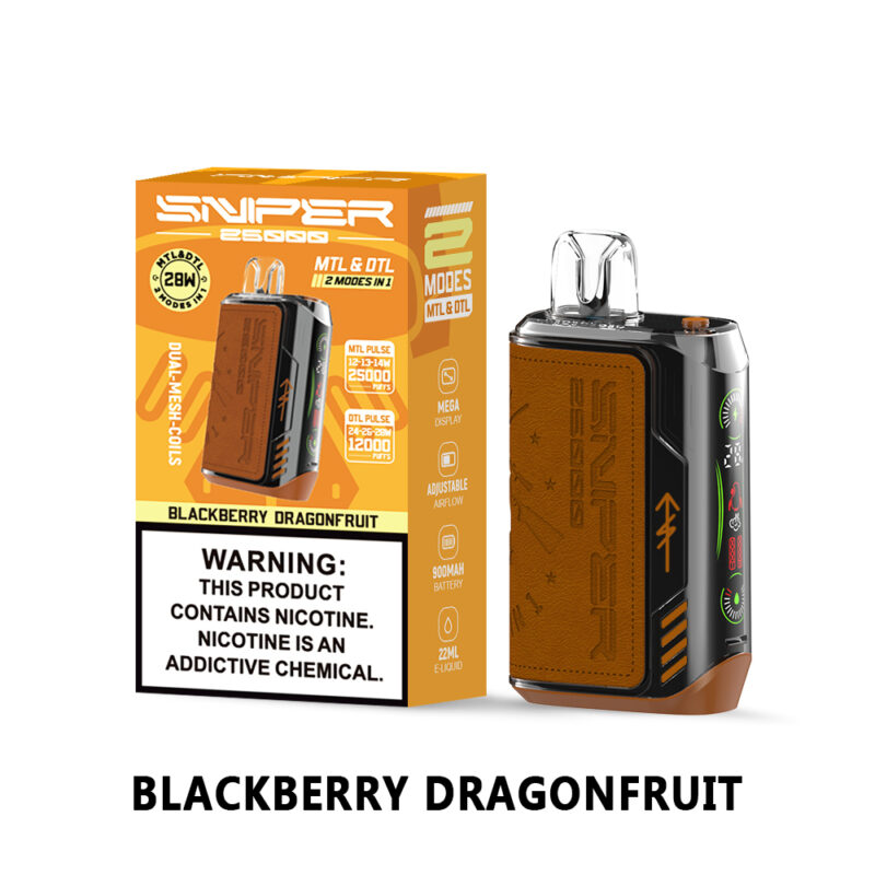 Vapmod Sniper 25000 Puffs Brombeere Drachenfrucht