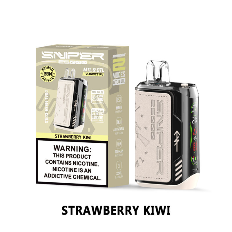 Vapmod Sniper 25000 Züge Erdbeere Kiwi