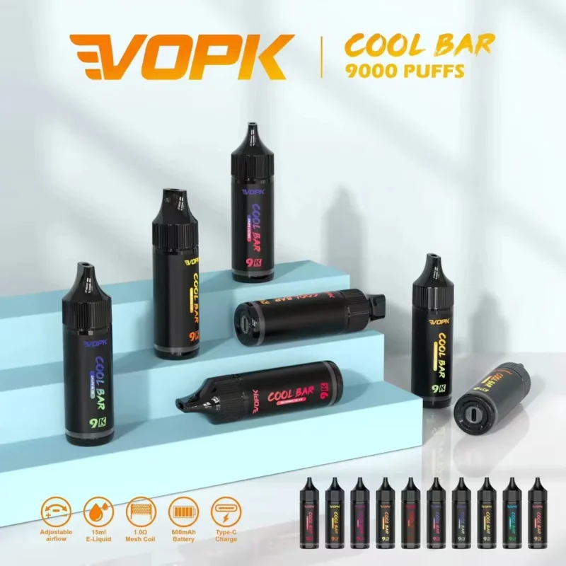 Vopk cool bar 9000 inhalaciones 9k cigarrillo electrónico