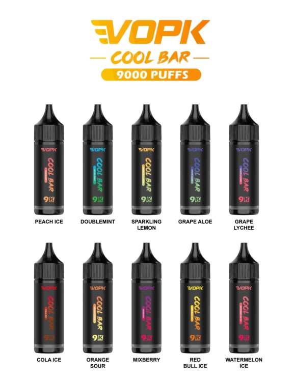 vopk cool bar 9000 tiri 9k e sigaretta Aroma