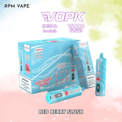 vopk shisha hookah 15000 trekjes Red-Berry-Slush