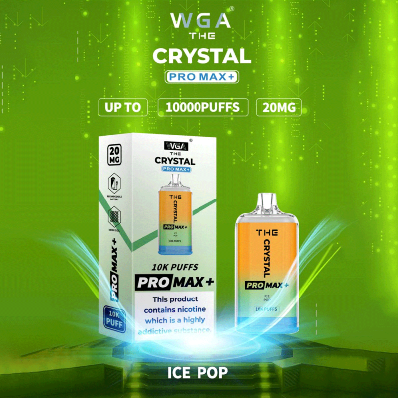 WGA vape Crystal Pro Max Extra 10000 Puffs Ice-Pop