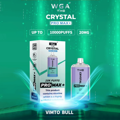 WGA vape Crystal Pro Max Extra 10000 Puffs Vimto-Bull