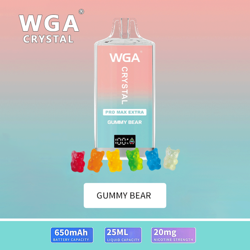 Gomitas de osito de goma Crystal Pro Max Extra de WGA Vape