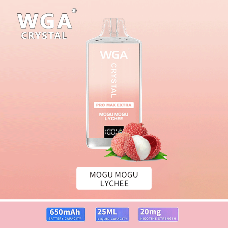wga vape crystal pro max extra 15000 bocanadas mogu mogu lichi