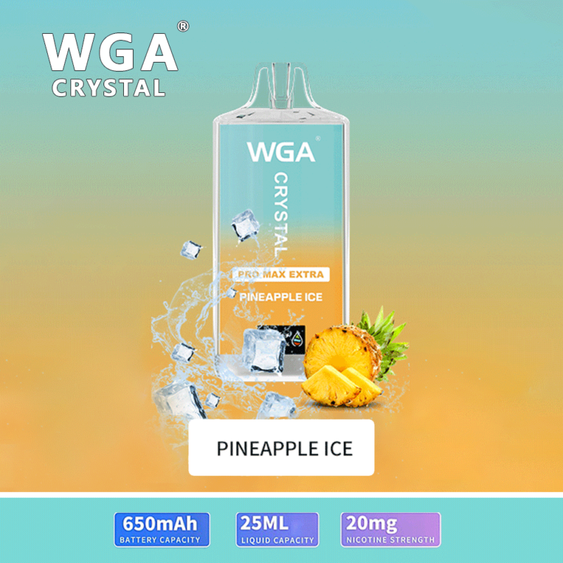 WGA Vape Crystal Pro Max Extra 15000 bocanadas Hielo de piña