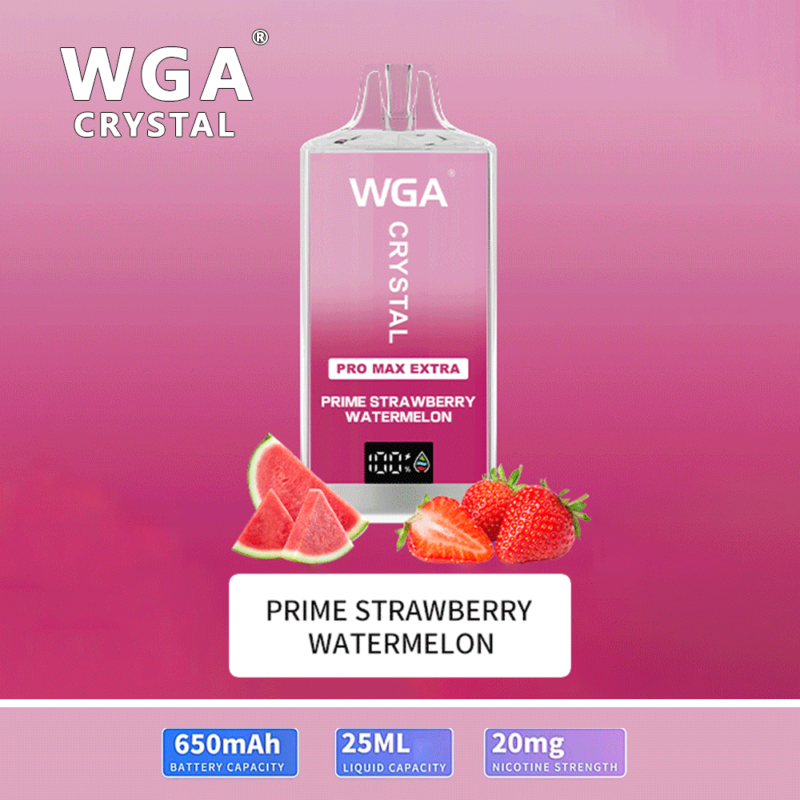 WGA Vape Crystal Pro Max Extra 15000Puffs Prime Fresa Sandía