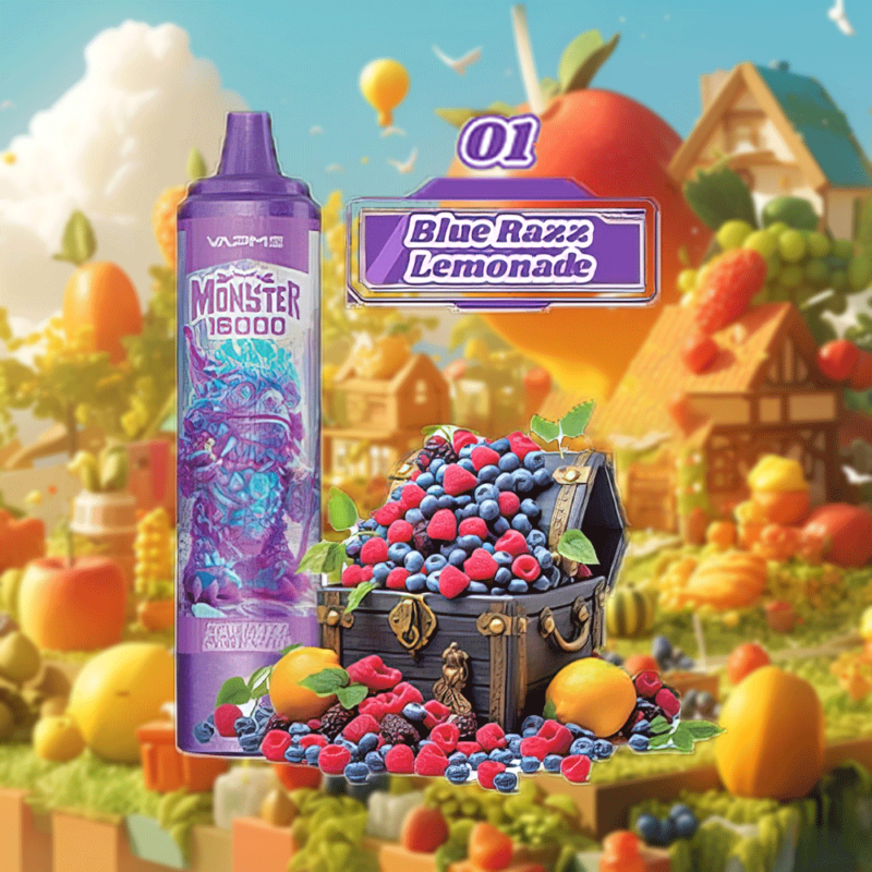 Vapme Monster 16000 Rookwolken | Razz-limonade