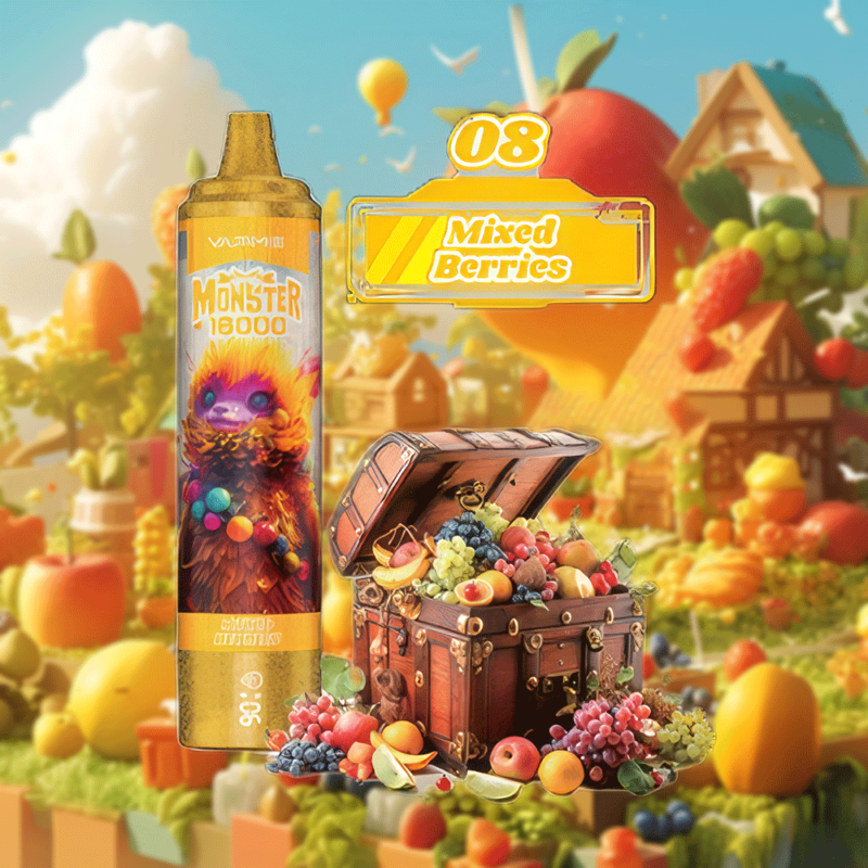 Vapme Monster 16000 Puffs | Gemengde Bessen