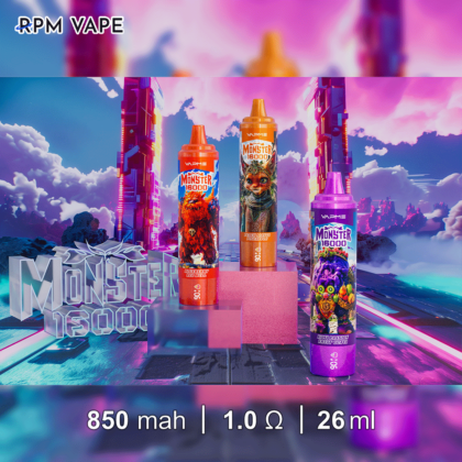 Vapme Monster 16000 Puffs bijgevoegd